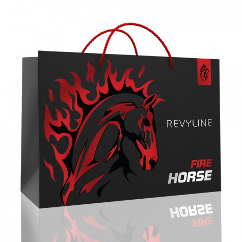 Пакет подарочный Revyline Special Color Edition Fire Horse, размер М